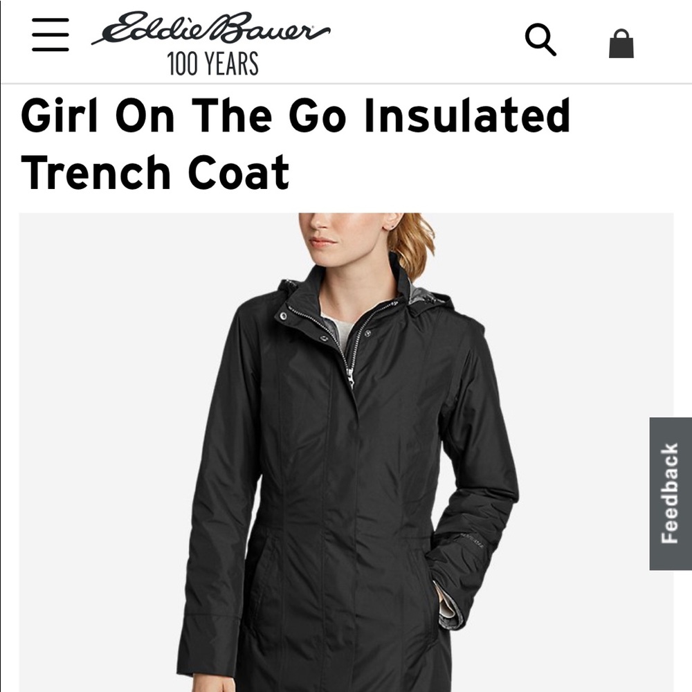 Trench Coat Girl on the Go Waterproof Eddie Bauer